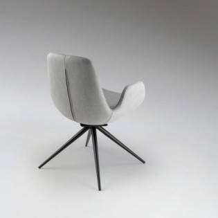 Silla De Comedor Zuna Gris Claro