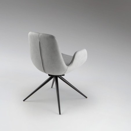 Silla De Comedor Zuna Gris Claro
