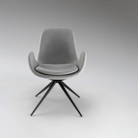 Silla De Comedor Zuna Gris Claro