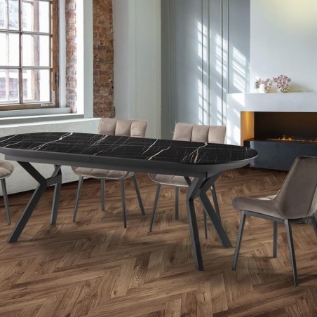Mesa De Comedor Antea Negro