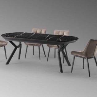 Mesa De Comedor Antea Negro