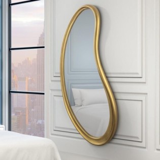 Espejo De Pared Brigitte Oro