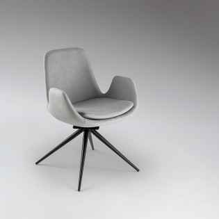 Silla De Comedor Zuna Gris...