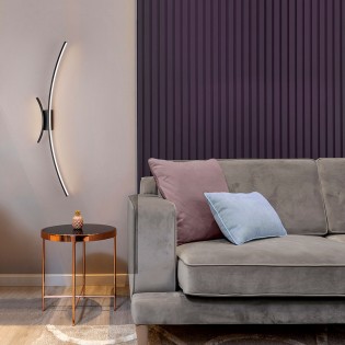 Aplique De Pared LED Curves...