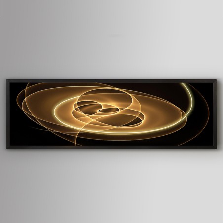 Cuadro con luz LED Trazados (50x150cm.)