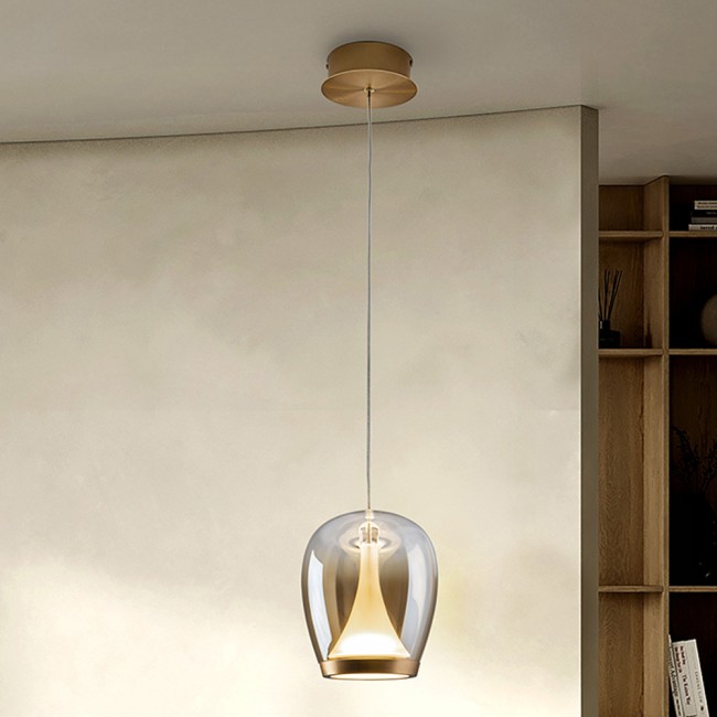 lampara de techo led suspiro 15w