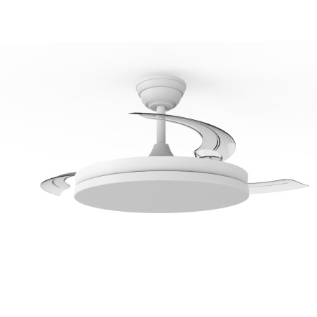Ventilador LED con aspas retráctiles Verno Eco CCT Dim (48W)