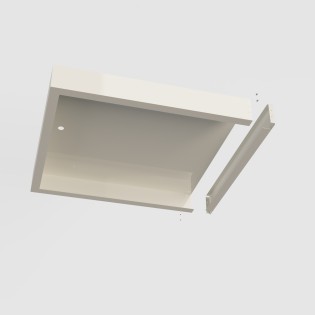 Marco de superficie para ventilador Cubis