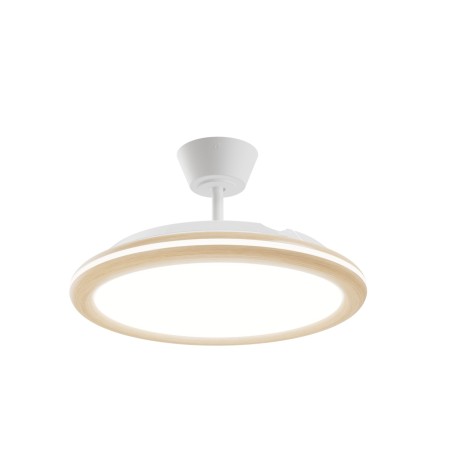 Ventilador LED aspas retráctiles Bombay Estilo M CCT Dim (32+12W)