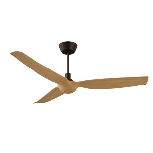 Ventilador de techo LED Ivy Neo Marrón Oxido L CCT Dim (7W)