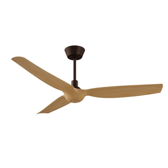 Ventilador de techo LED Ivy Neo Marrón Oxido L CCT Dim (7W)
