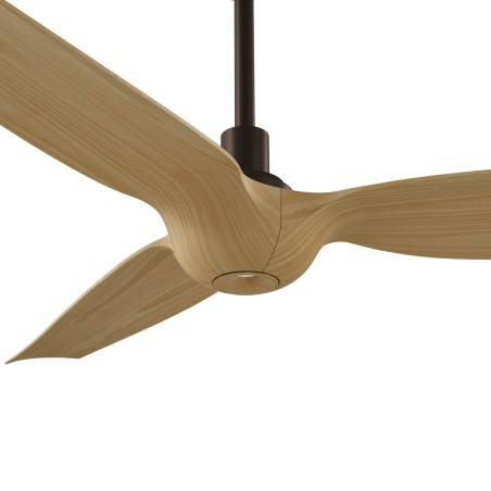 Ventilador de techo LED Ivy Neo Marrón Oxido L CCT Dim (7W)