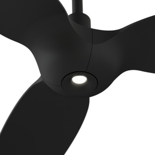 Ventilador de techo LED Ivy Neo Negro L CCT Dim (7W)