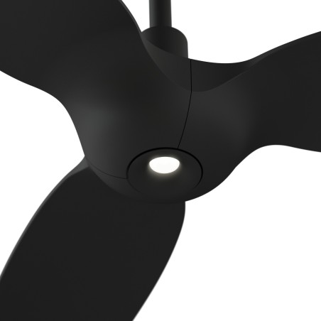 Ventilador de techo LED Ivy Neo Negro L CCT Dim (7W)