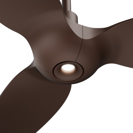 Ventilador de techo LED Ivy Neo Marrón Oxido S CCT Dim (7W)