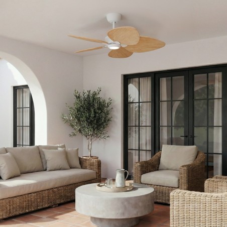 Ventilador de techo LED Alma L 5 Aspas CCT Dim (6.5W)