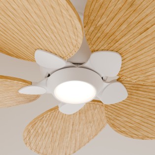 Ventilador de techo LED Alma L 5 Aspas CCT Dim (6.5W)