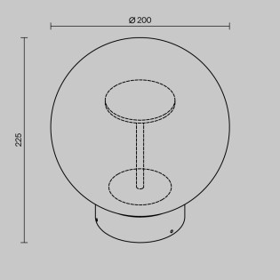 Aplique de pared de exterior LED Velora (8W)