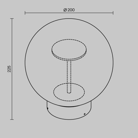 Aplique de pared de exterior LED Velora (8W)
