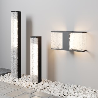 Aplique de pared de exterior Floeva