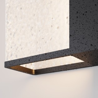 Aplique de pared de exterior Floeva