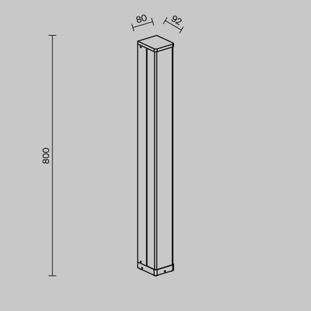 Baliza de exterior LED Floeva (18W)