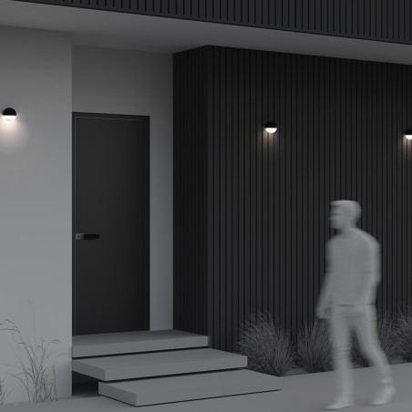 Aplique de pared de exterior LED Lactea (1W)