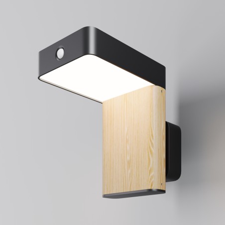 Aplique de pared de exterior con sensor LED Nordis (2W)