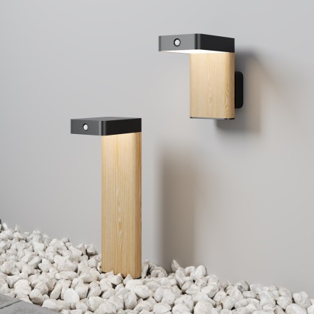 Aplique de pared de exterior con sensor LED Nordis (2W)