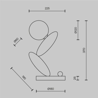 Lámpara de mesa LED Resonance (6W)