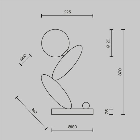 Lámpara de mesa LED Resonance (6W)