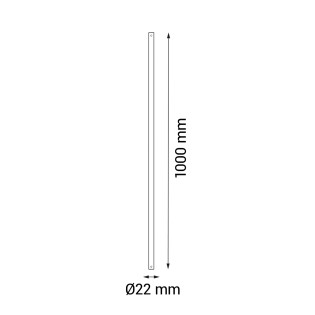 Tija + Cable 3M. D21,5 para ventiladores Sulion