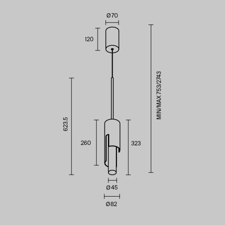 Lámpara de techo LED Maris (6W)