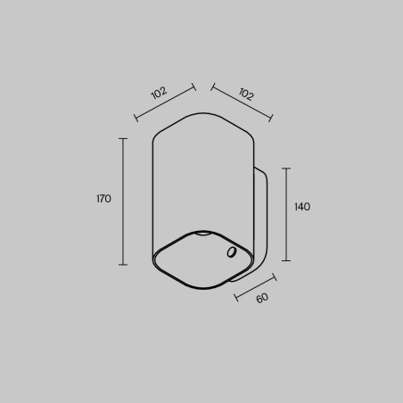 Aplique de pared Maris