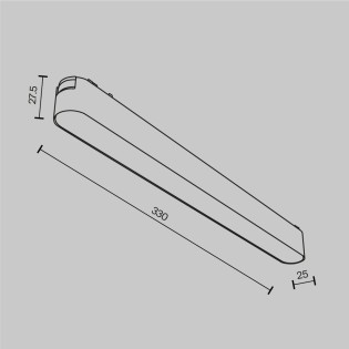 Foco LED para carril magnético Basis Radity (16W)