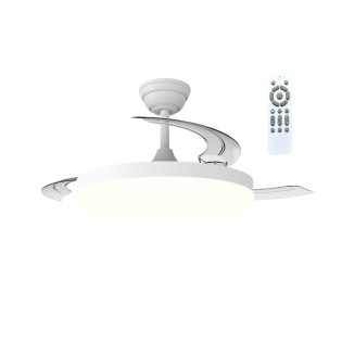 Ventilador LED con aspas retráctiles Verno Eco CCT Dim (48W)