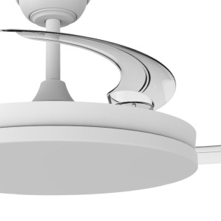 Ventilador LED con aspas retráctiles Verno Eco CCT Dim (48W)
