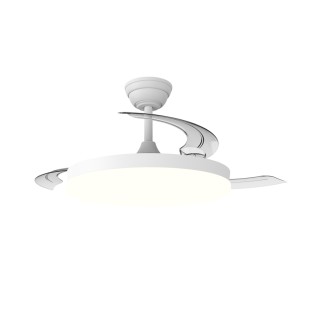 Ventilador LED con aspas retráctiles Verno Eco CCT Dim (48W)