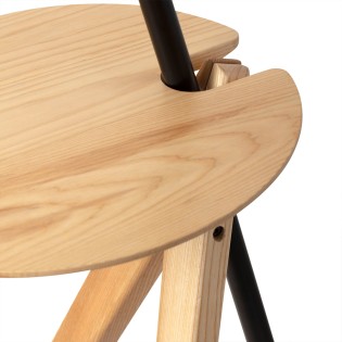 Lámpara de pie trípode Treewood Tray