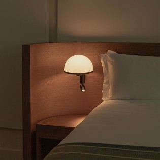 Aplique de pared con lector...