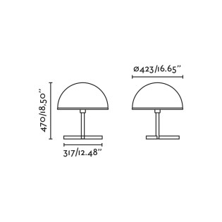 Lámpara de mesa Dome M