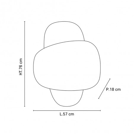 Aplique de pared Screen 70's III (2 luces)