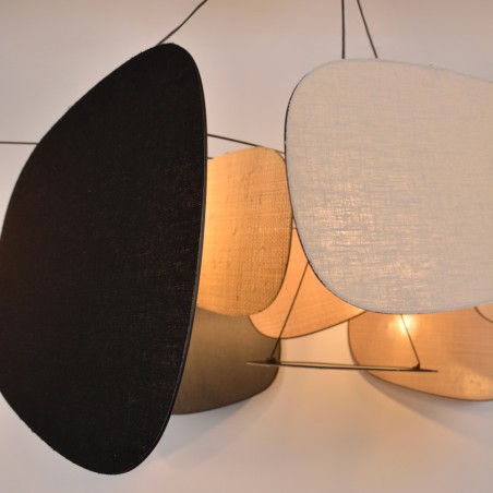 Lámpara colgante Screen 70's XXL III (4 luces)