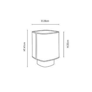 Lámpara de mesa Dolce S