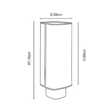 Lámpara de mesa Dolce L