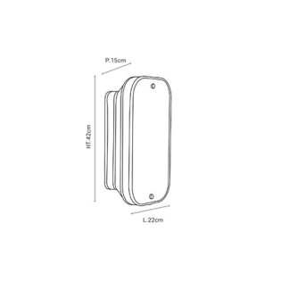 Aplique de pared Square