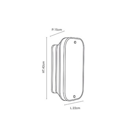 Aplique de pared Square