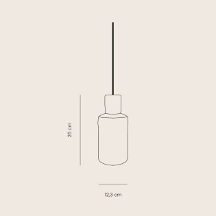 Lámpara colgante LED Oria Alta (12W)