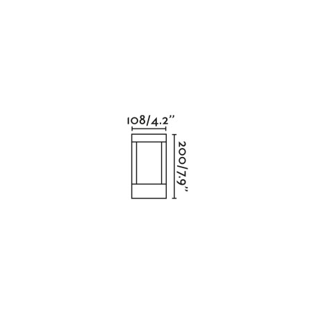 Baliza exterior Led AGRA P 2700K (9W)