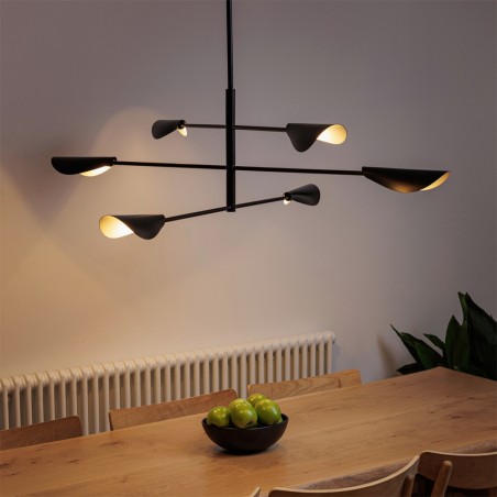 Lámpara de techo Liggera (6 luces)